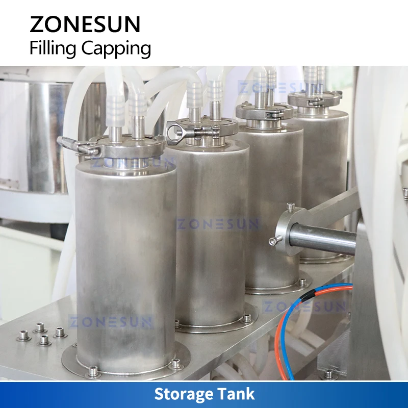 Машина для бутылки вина Zonesun 4-головочный вакуумный наполнитель укупорочная