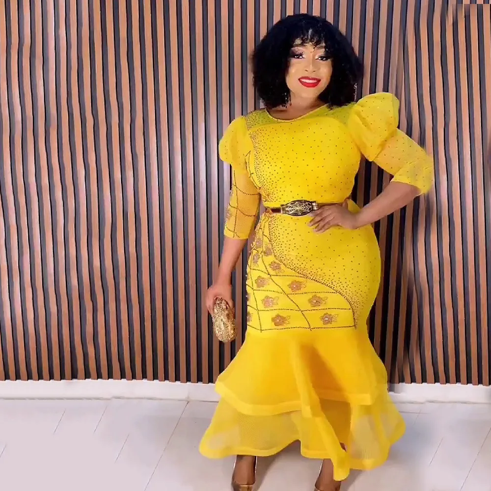 Женское длинное платье в африканском стиле новая модель 2024