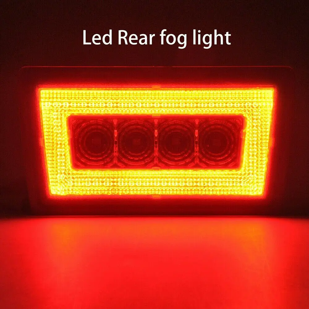 Lentille FuméE LED Feu ArrièRe Antibrouillard de Frein Pare-Chocs pour Subaru WRX / STI Impr