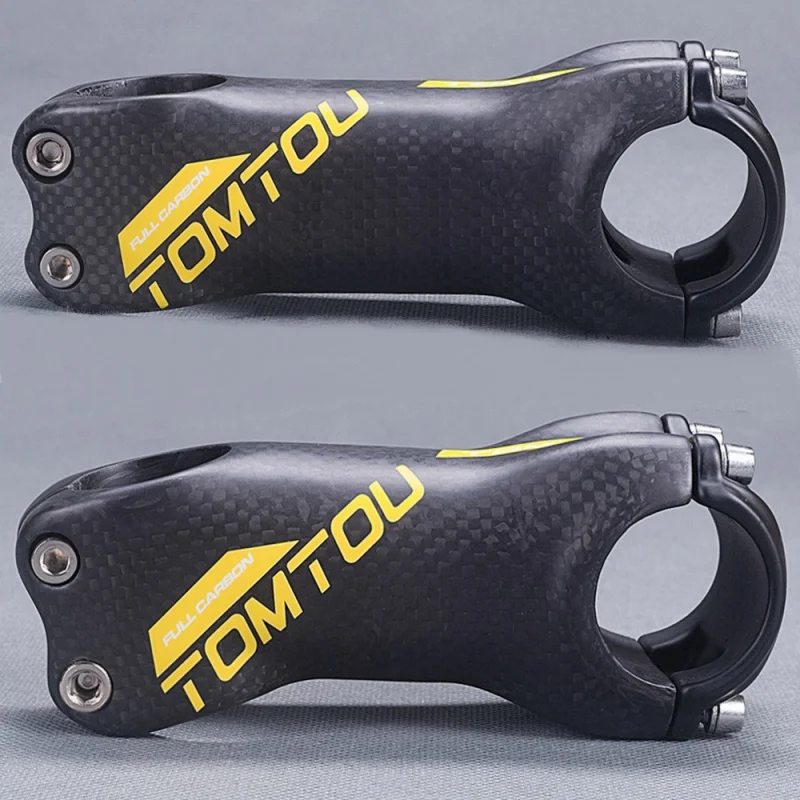 

TOMTOU, велосипедный шоссейный велосипед, цвет задний, полностью карбоновый, длина стержня 70/80/90/100/110/120/130 мм, 3K, матовый желтый