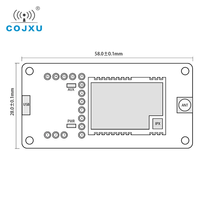 E22-400TBL-01 USB to TTL Test Board SX1268 22dBm 433MHz Module FEC IoT Wireless Transceiver Module