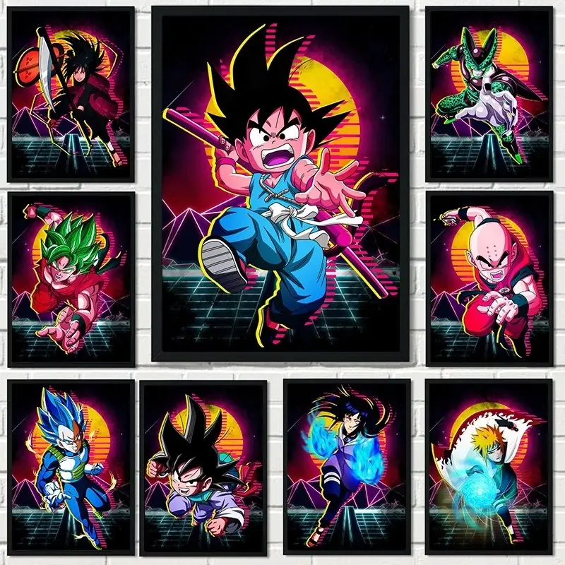 

5D DIY Diamond Painting Kit Japanese Anime Naruto Dragon Ball Diamond Embroidery Mosaic Art Rhinestone Home Decor Gift