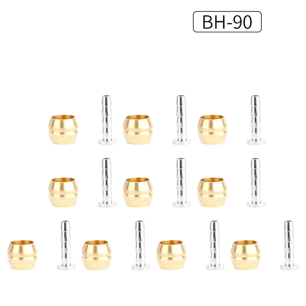 

10set Mountain Bike Oil Needle Speed Coupling Oil Disc Brake Bicycle Oil Pipe Pressure Ring Oil Pipe Oil Needle Olive Head