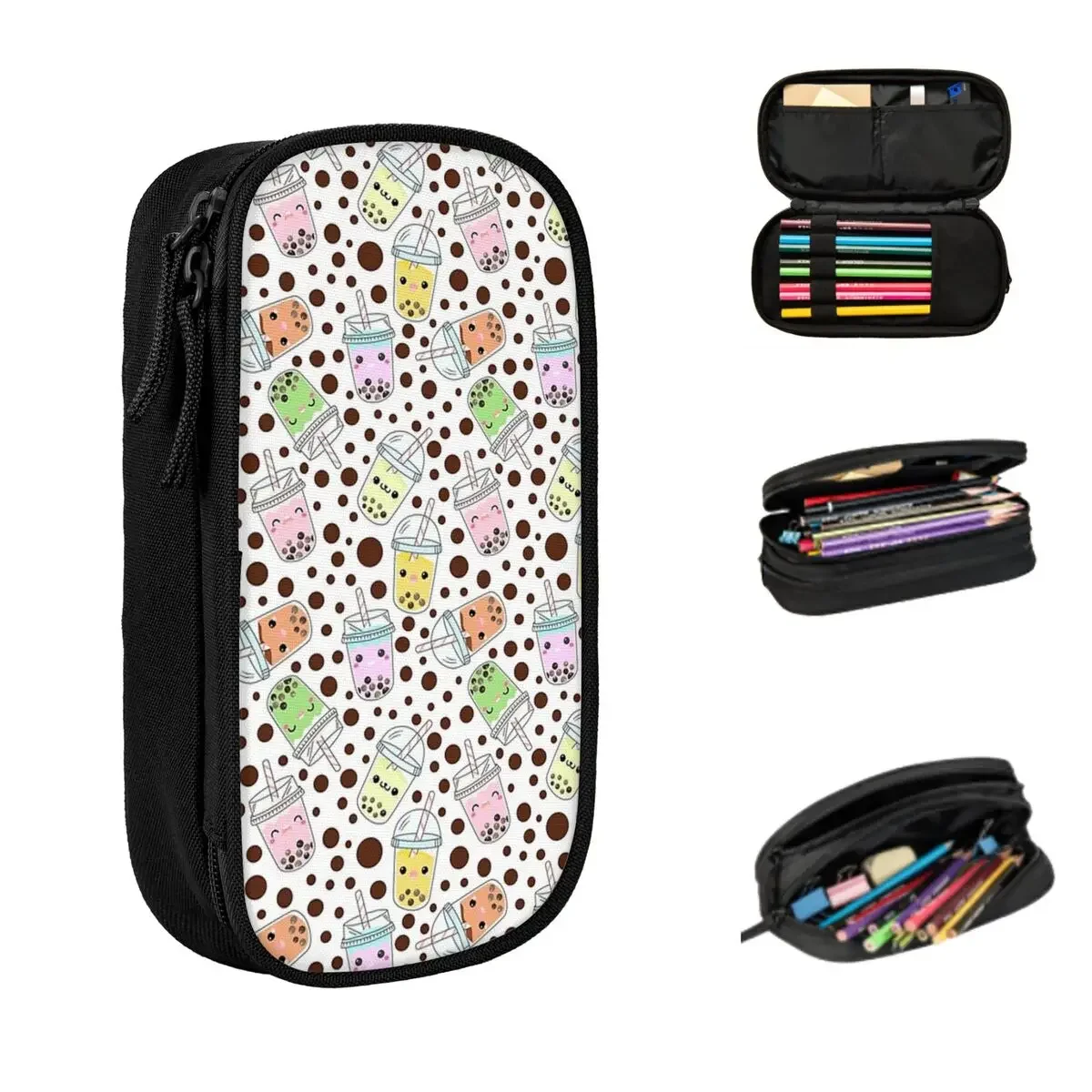 Пеналы Yummy Bobba с пузырьками для чая вместительные сумки ручек коробка пенал чехол