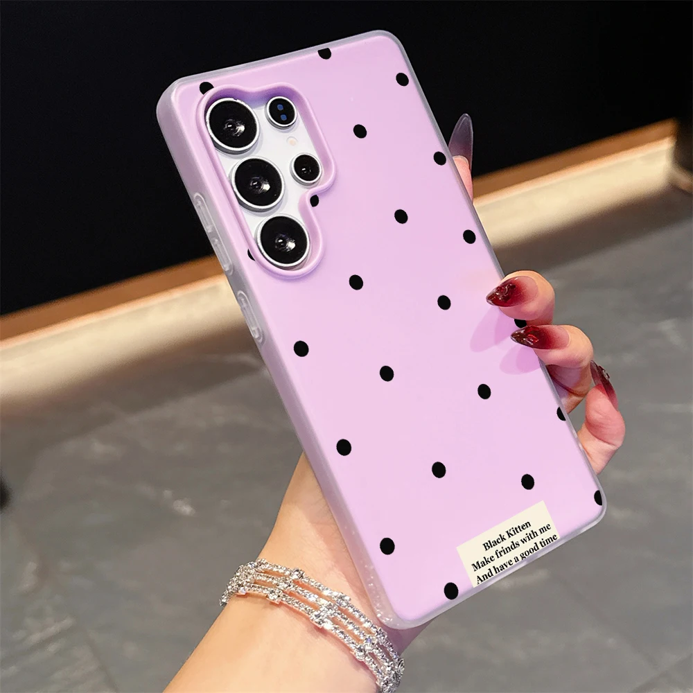 Фото Чехлы для Xiaomi Redmi 17 Pro Max, для Redmi Mi 11 Lite 5G, минималистичный чехол в горошек для телефонов 14T Pro, 15T Pro, 17 Pro, INS Drop Funda №5