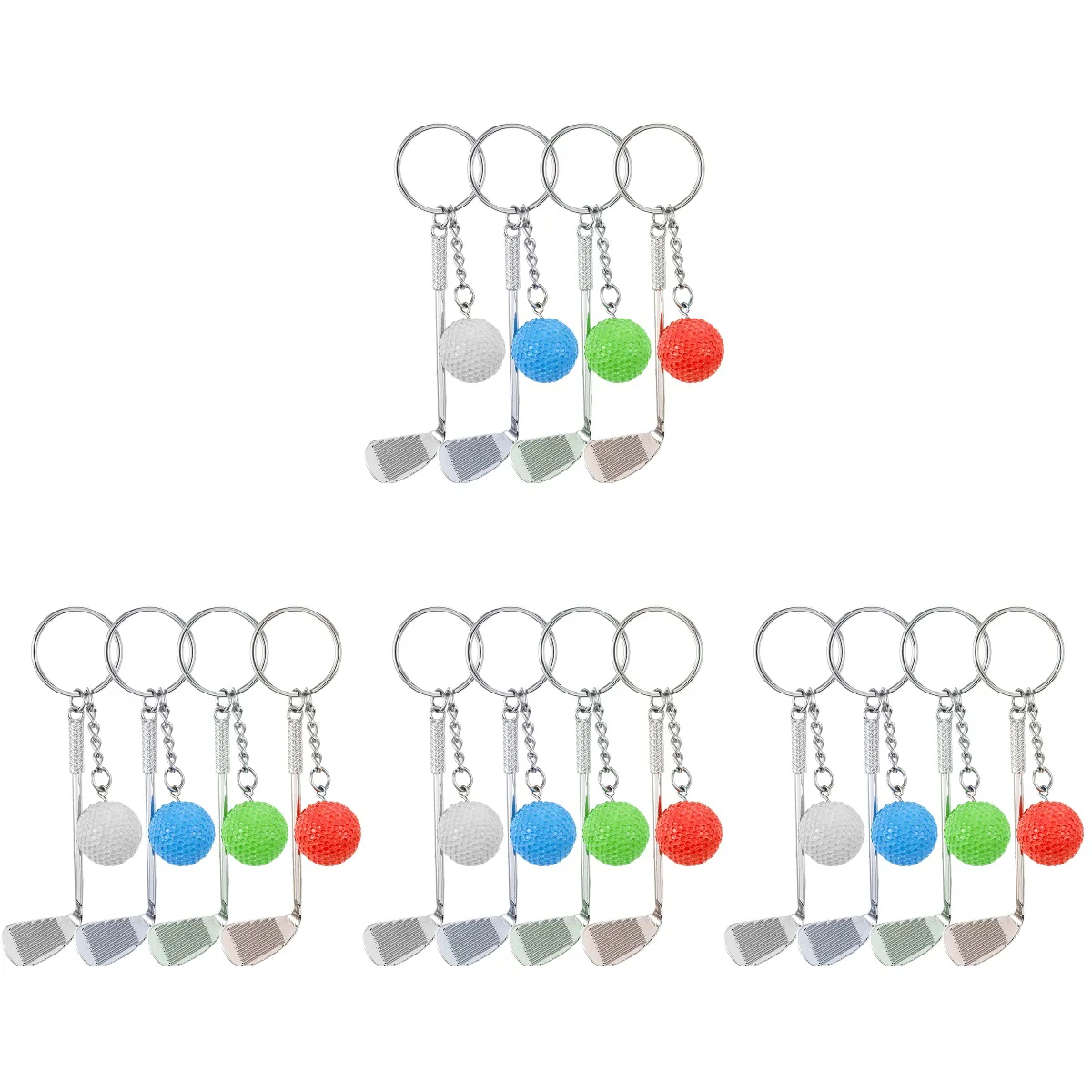 

16 pcs Keychain Creative Keychains Car Key Chain Backpack Hanging Decor Gift