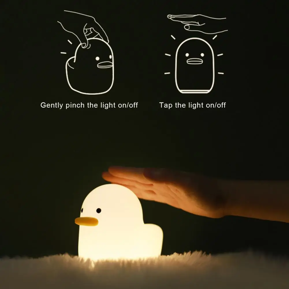 

Night Light Good Touch Sensor Animal Duck LED Night Lamp Non-Glaring Decorative Duck Lamp