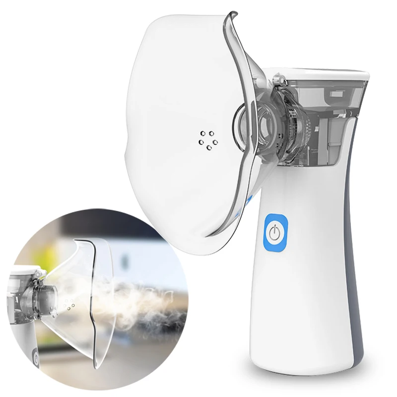 

Portable Mini Handheld Nebulizer Atomizer Inhaler Home Medical Ultrasonic Mesh Inhalator Asthma Mist Machine for Children Adult