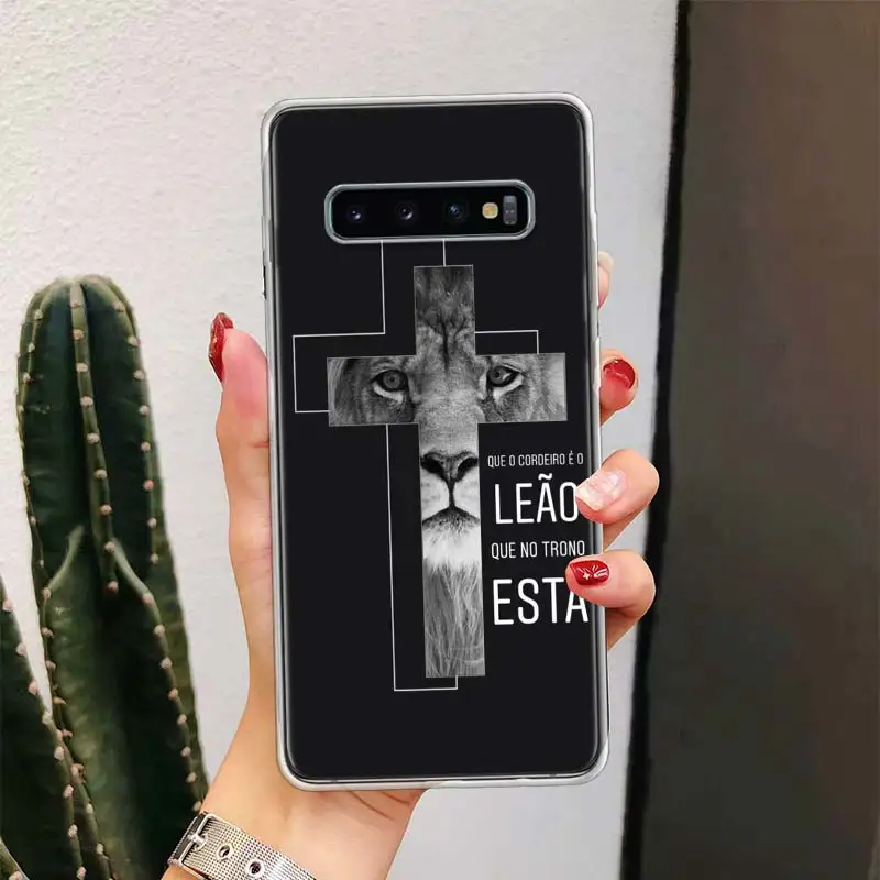 Чехол с изображением Креста Бога Иисуса молитвы для Samsung Galaxy M21 M31 M12 M51 M32 M52 M30S M11 Note