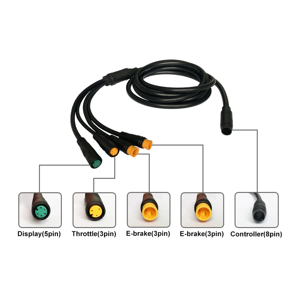 

E-bike KT 36/48V 250W 15A Waterproof Controller + LCD5 Display + PAS + Throttle + Brake Durable Electric Bike Accessories Parts
