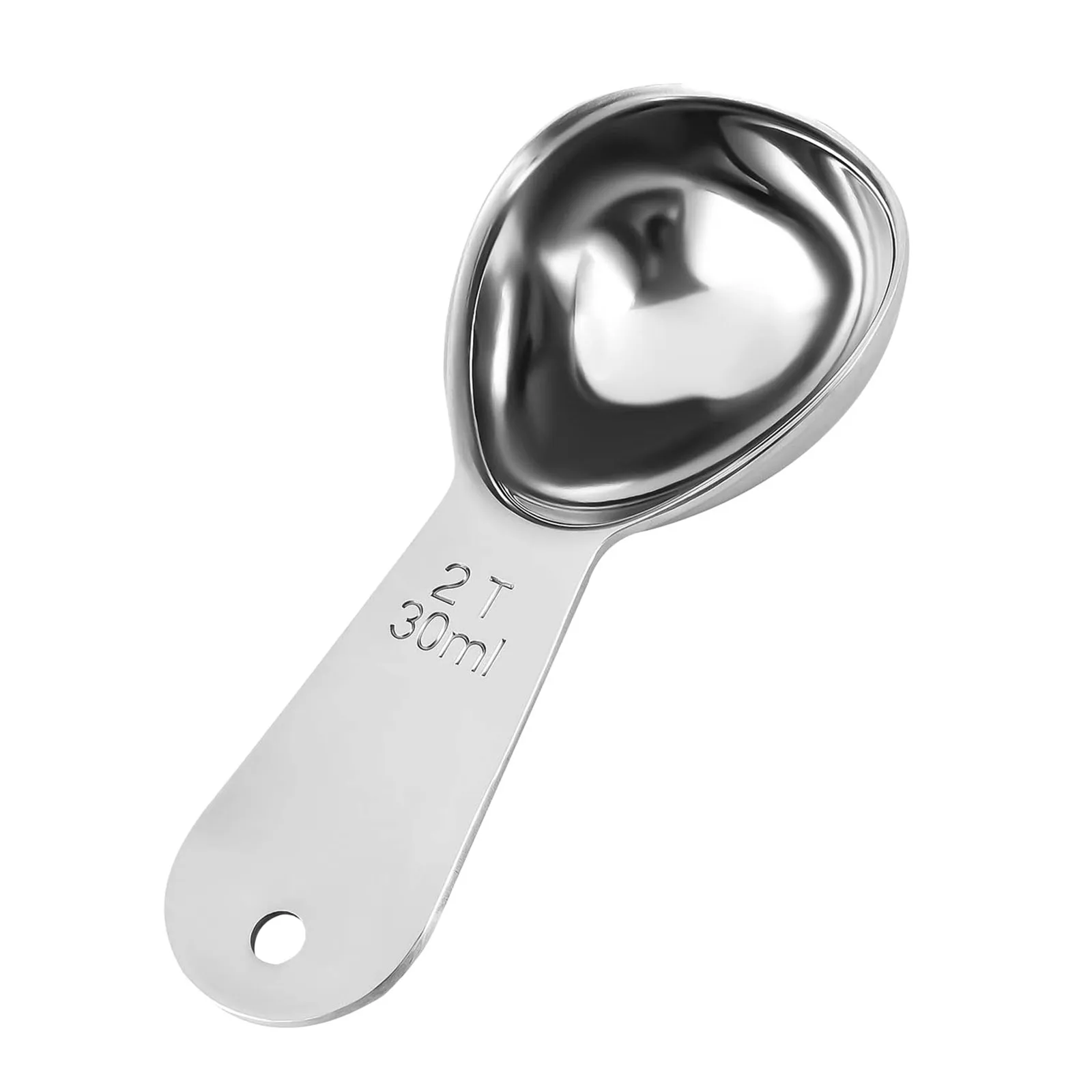 

coffee scoop stainless steel coffee short handle tablespoon measuring spoons for coffee tea sugar 15/30ml reusable protein