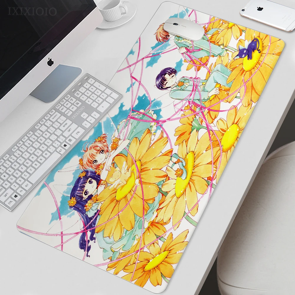 

Коврик для мыши с аниме девушкой Сакура и девушкой, геймерский большой коврик для мыши XL для дома, новинка, коврики для мыши XXL, коврик для кла...