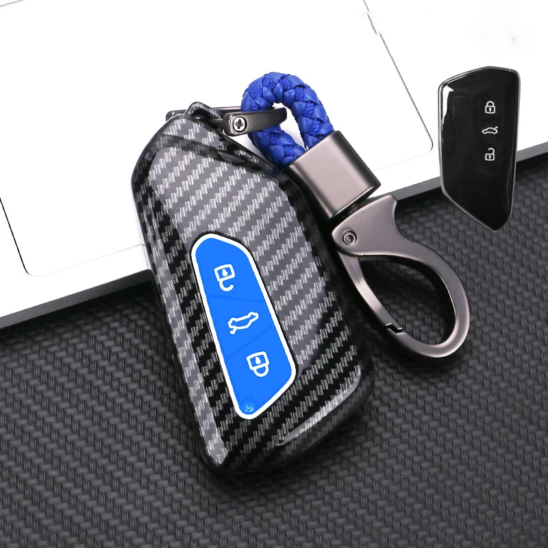 

Car Key Case Cover For VW Volkswagen Golf 8 MK8 ID.3 ID.4 For Skoda Octavia 4 A8 Seat Leon MK4 Cupra Formentor 2020 2021 2022