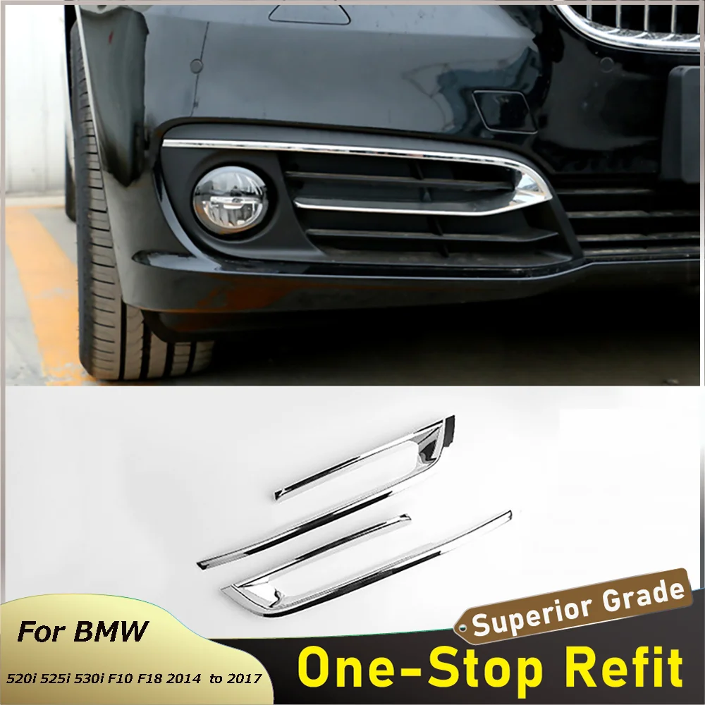 

Автомобильная передняя фара, противотуманная фара, рамка, автомобильные аксессуары для BMW 5 серии 520i 525i 530i F10 F18 2014 2015 2016 2017