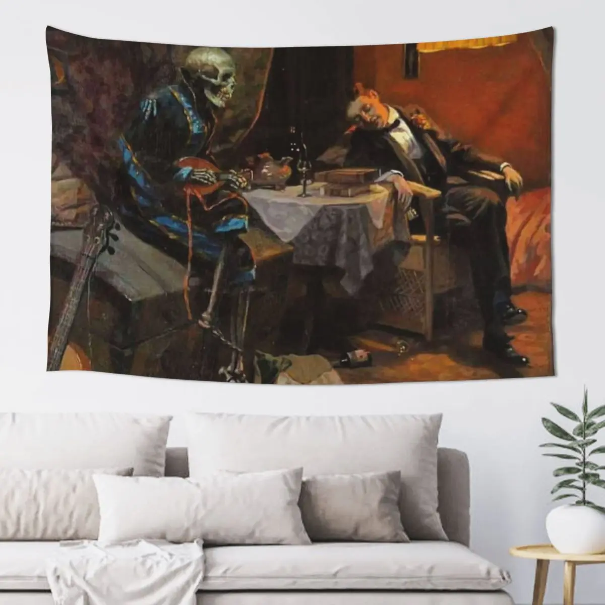 Erich Plontke The Drinker 1910 гобелен аниме-декор настенный декор