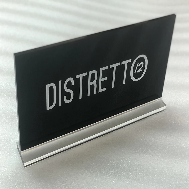 

Акриловая табличка T-образной формы столешница стенд