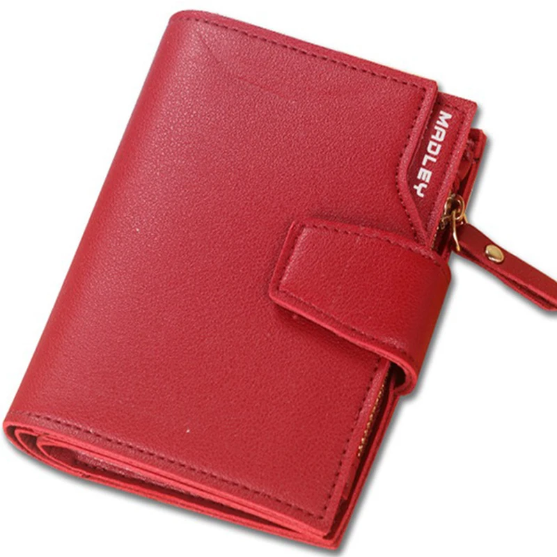 

2022 Women's Wallets Short PU Leather Wallet Coin Purses Clutch Money Bag Cute Female Wallet in Hand ID Card Holders Clutch