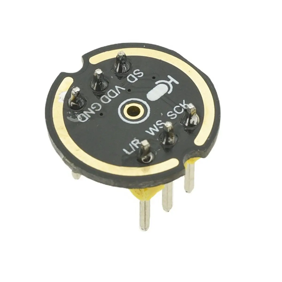 Фото Модуль всенаправленного микрофона AAAE MS3625 с интерфейсом I2S, MEMS, высокая совместимость с INMP441, паянные выводы №2