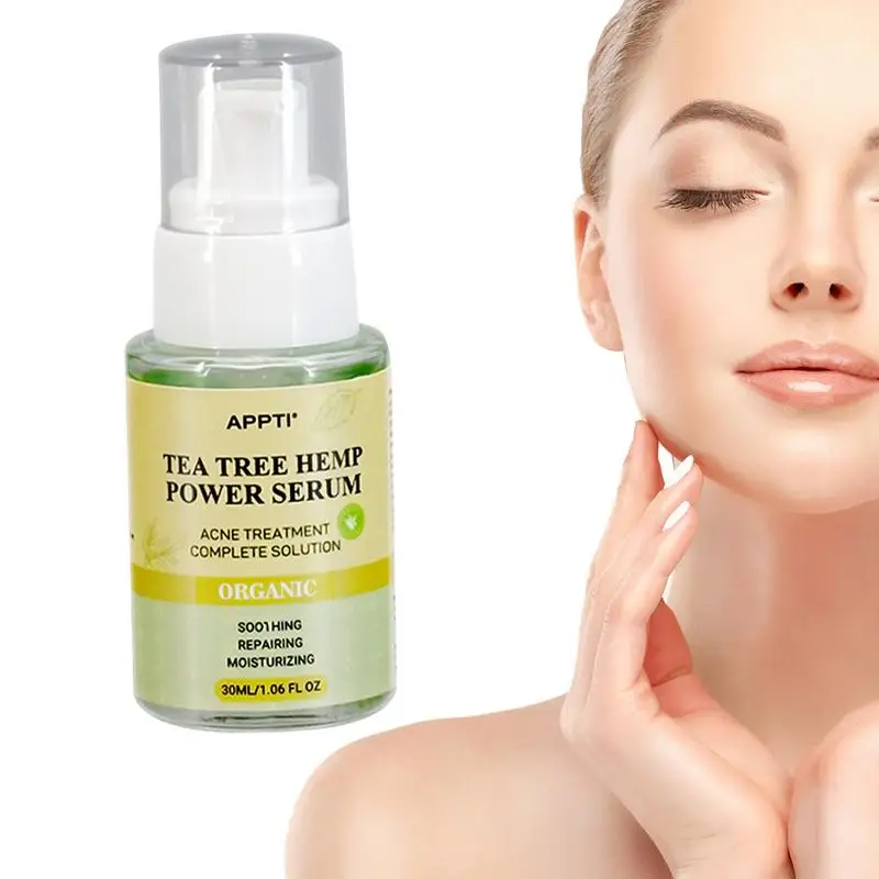 

Tea Tree Care Solution Facial Hydrating Repairing Essence With Tea Tree Oil Non-Greasy Gentle Formula Nourish Skin Skincare