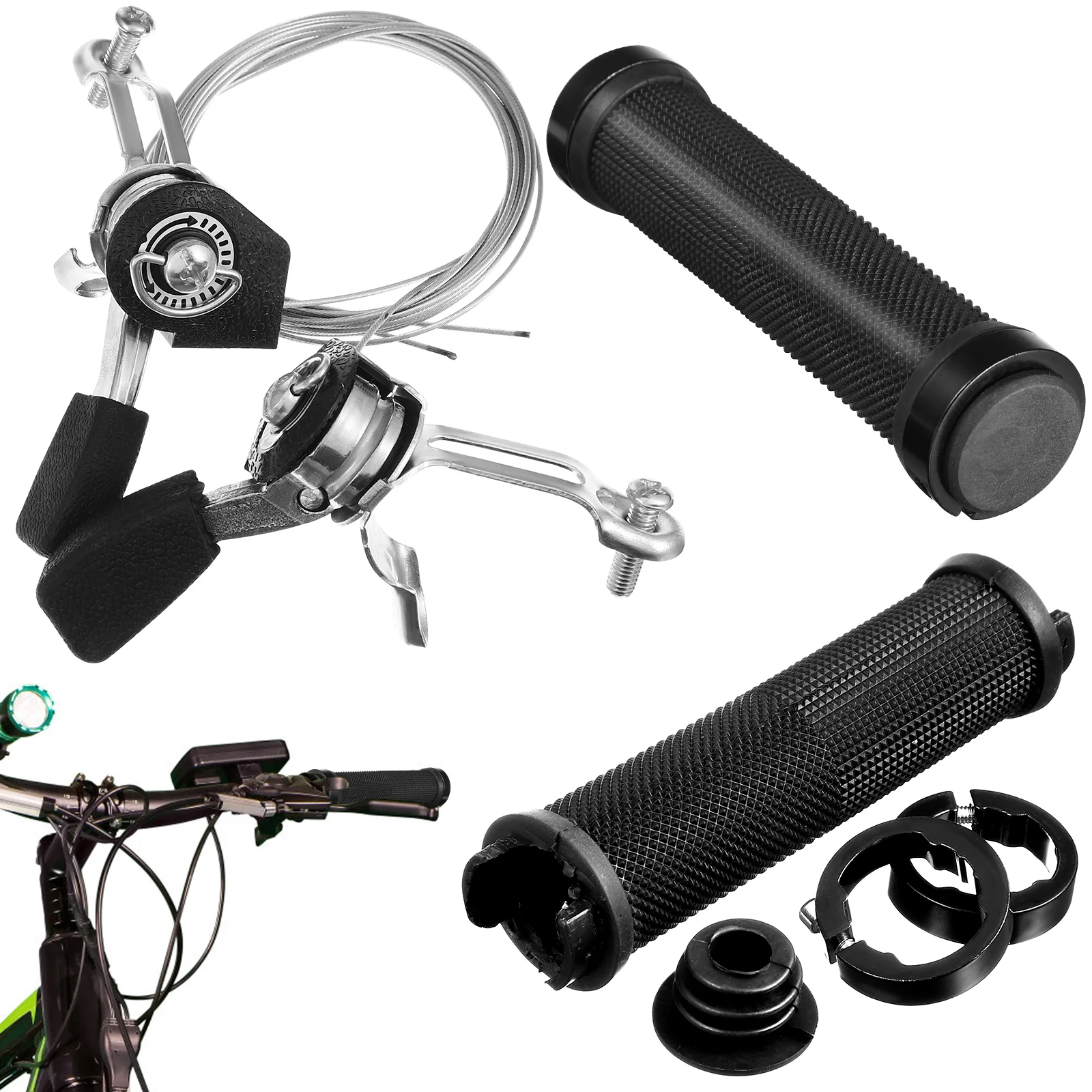 

Variable Speed Controller Transmission Bike Part Handle Grips Shifter Bicycle Replace Lever Shifters Twist Parts