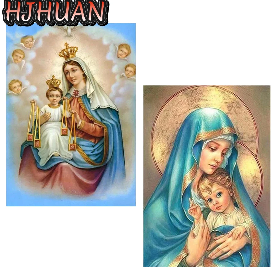 

3d Diy Diamond PaintingThe virgin mother Full Square/Round Diamond Embroidery cross-stitch Mosaic HD Quality Handmade Products