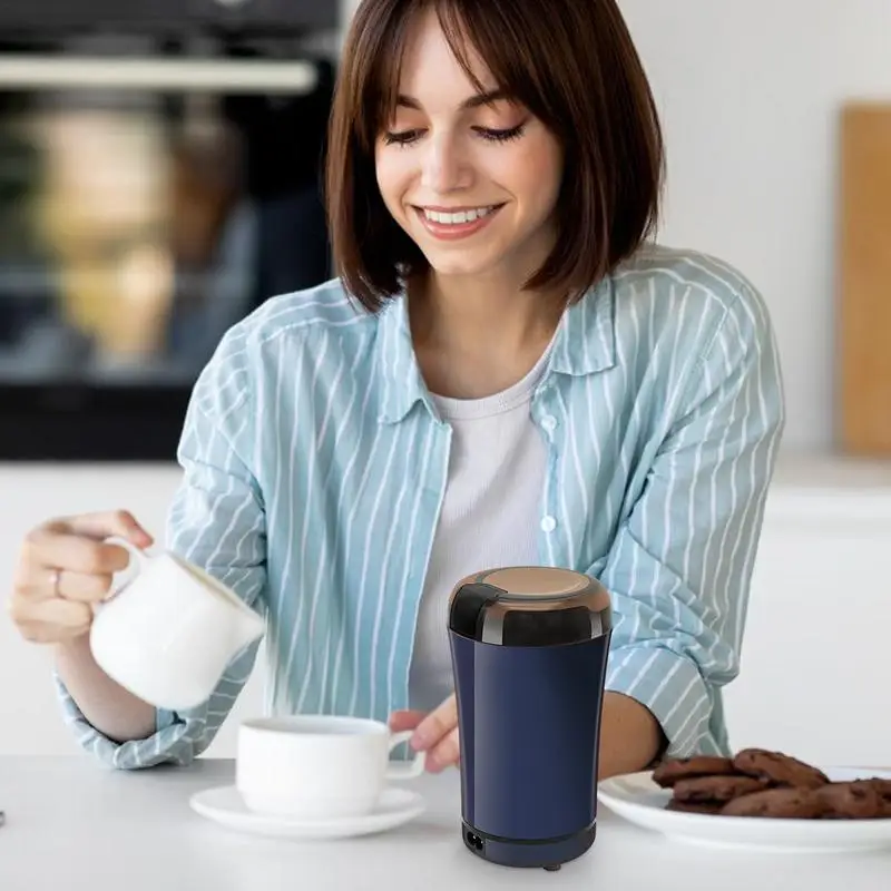 Мельница для кофейных зерен кофейная мельница с кнопкой управления бесшумный