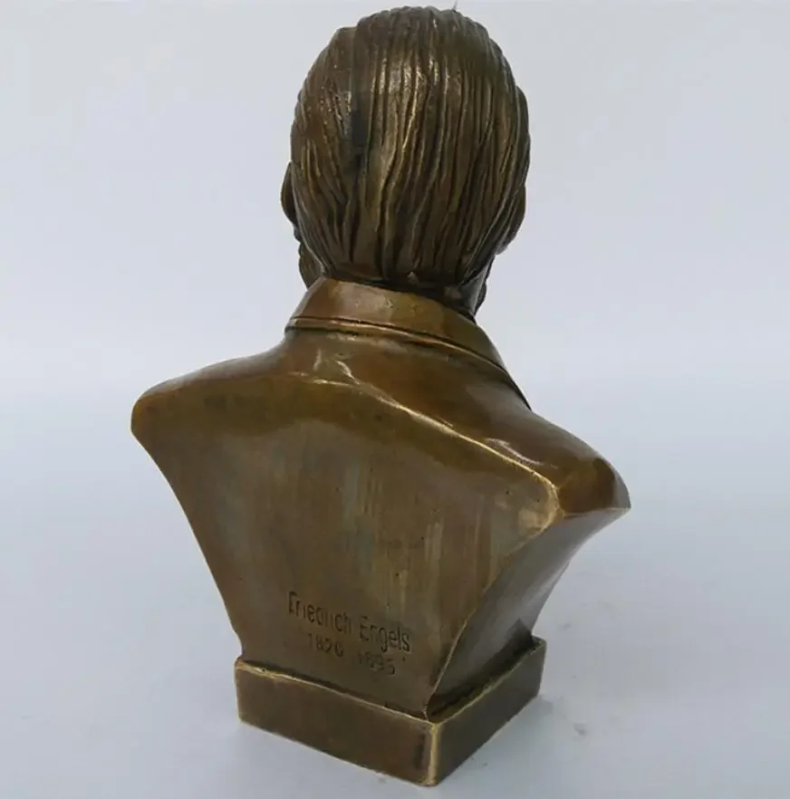 Бронзовый бюст Энгельс большая фигура скульптуры украшения ручной работы