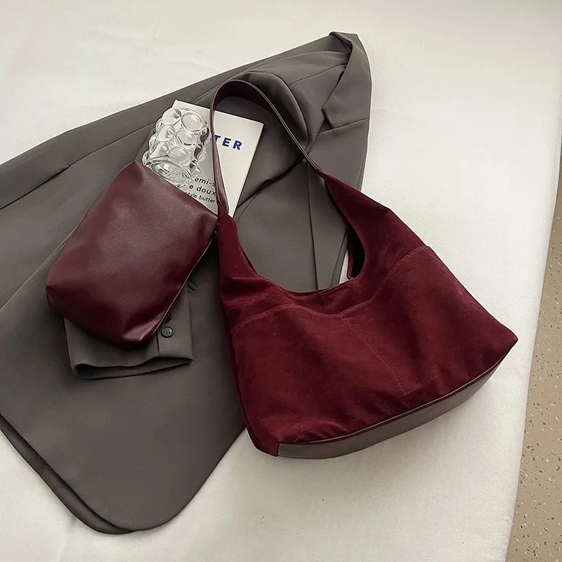 Женские сумки на плечо из искусственной кожи в стиле ретро 2 шт./компл. новинка 2024