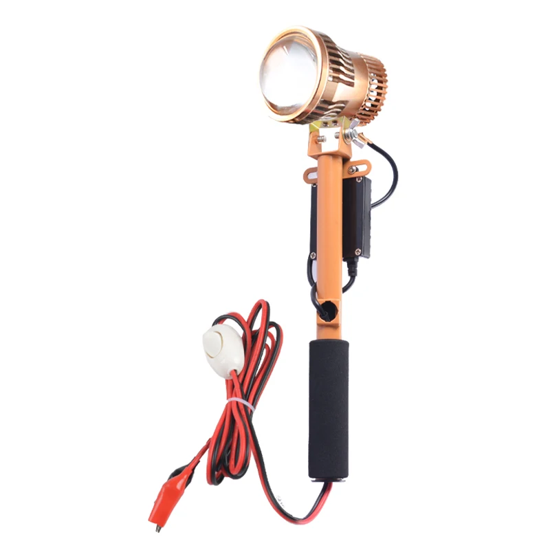 Super bright 50W LED laser cannon headlight outdoor hunting strong light long-range portable waterproof headlamp
