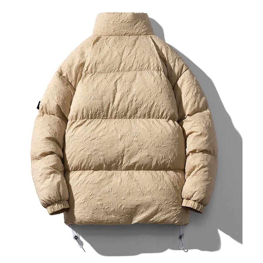 Mens Fashion Stand Collar Warm Casual Jackets Multicolor Outdoor Sports Cotton Padded Clothes Winter Coat Men 2022  Parkas