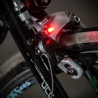 bicycle brake light waterproof bike rear light nano bike brake red led lamp cycling taillight safe indicator light bicycle light