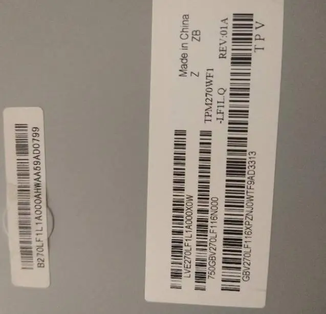 

27-дюймовый ЖК-экран TPM270WF1-LF1L.Q TPM270WF1-LF1F.Q TPM270WF1 для АОС 27G2U/BK