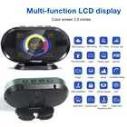 Новый Автомобильный сканер неисправностей KW206 OBD2 и головной дисплей OBD2, автомобильный диагностический сканер с 3,5 дюймовым TFT цветным экраном, 16-контактным разъемом