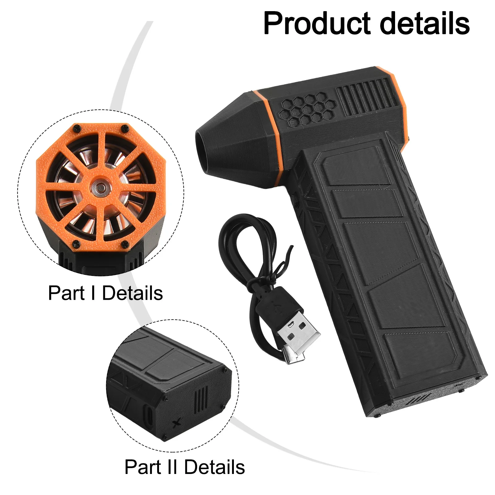 Мини-турбореактивный вентилятор 130000 Электрическая воздушная тряпка об/мин с