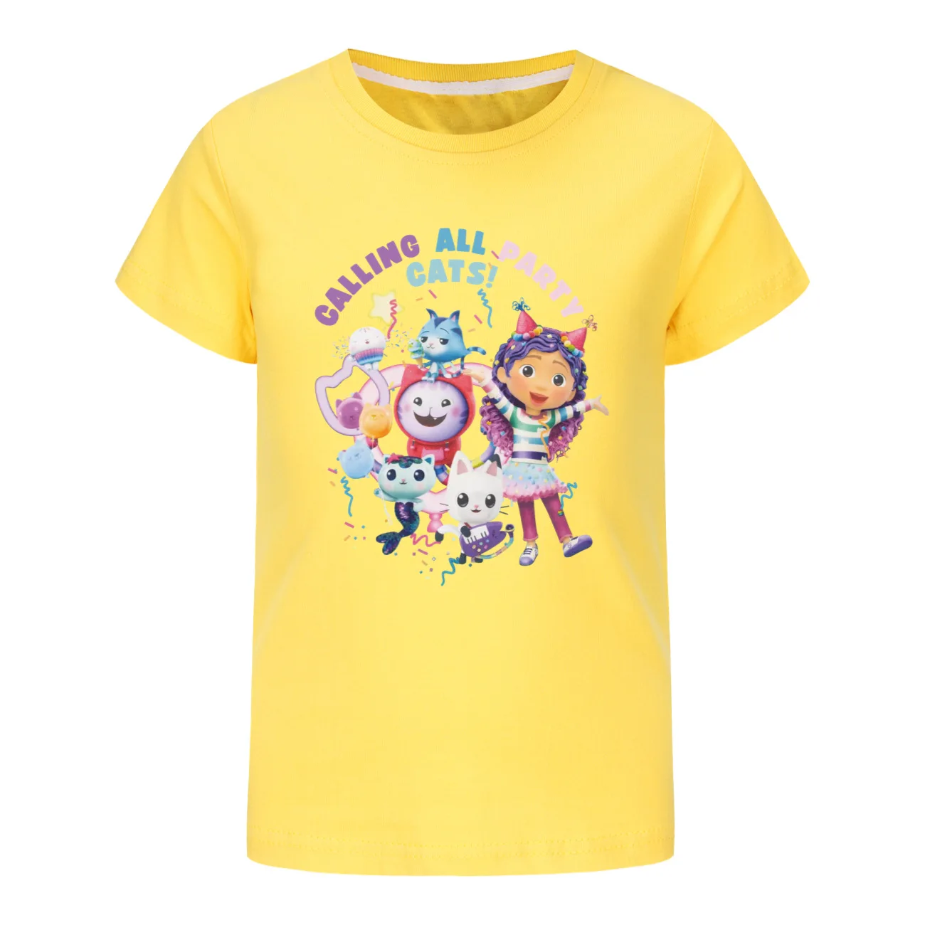 Футболка Gabby Doll House детская летняя одежда 2024 футболка Gabbys Cats для маленьких