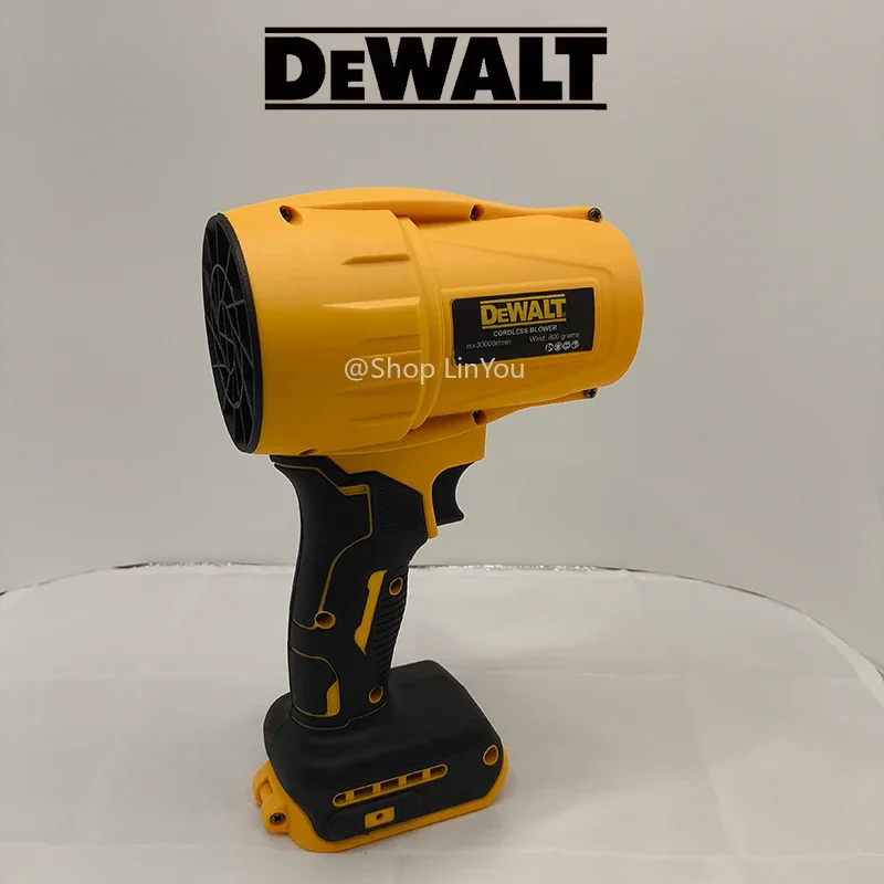 Беспроводной турбовентилятор Dewalt 30000 обмин, ручной мощный вентилятор-сушилка, 20В, перезаряжаемый инструмент для сдувания пыли (без аккумулятора) (art.: 3920d80ff5e61) - 3920d80ff5e61
