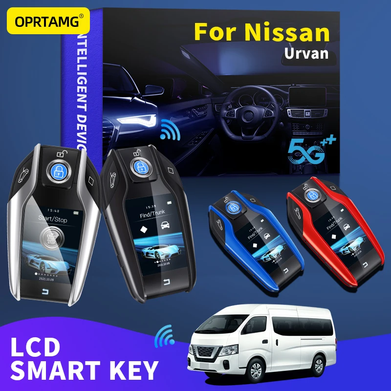

OPRTAMG Keyles Entry Remote Car Key Modified Smart LCD For Nissan Urvan 1996 1997 1998 1999 2000 2001 2002 2004 2006 2010 2021