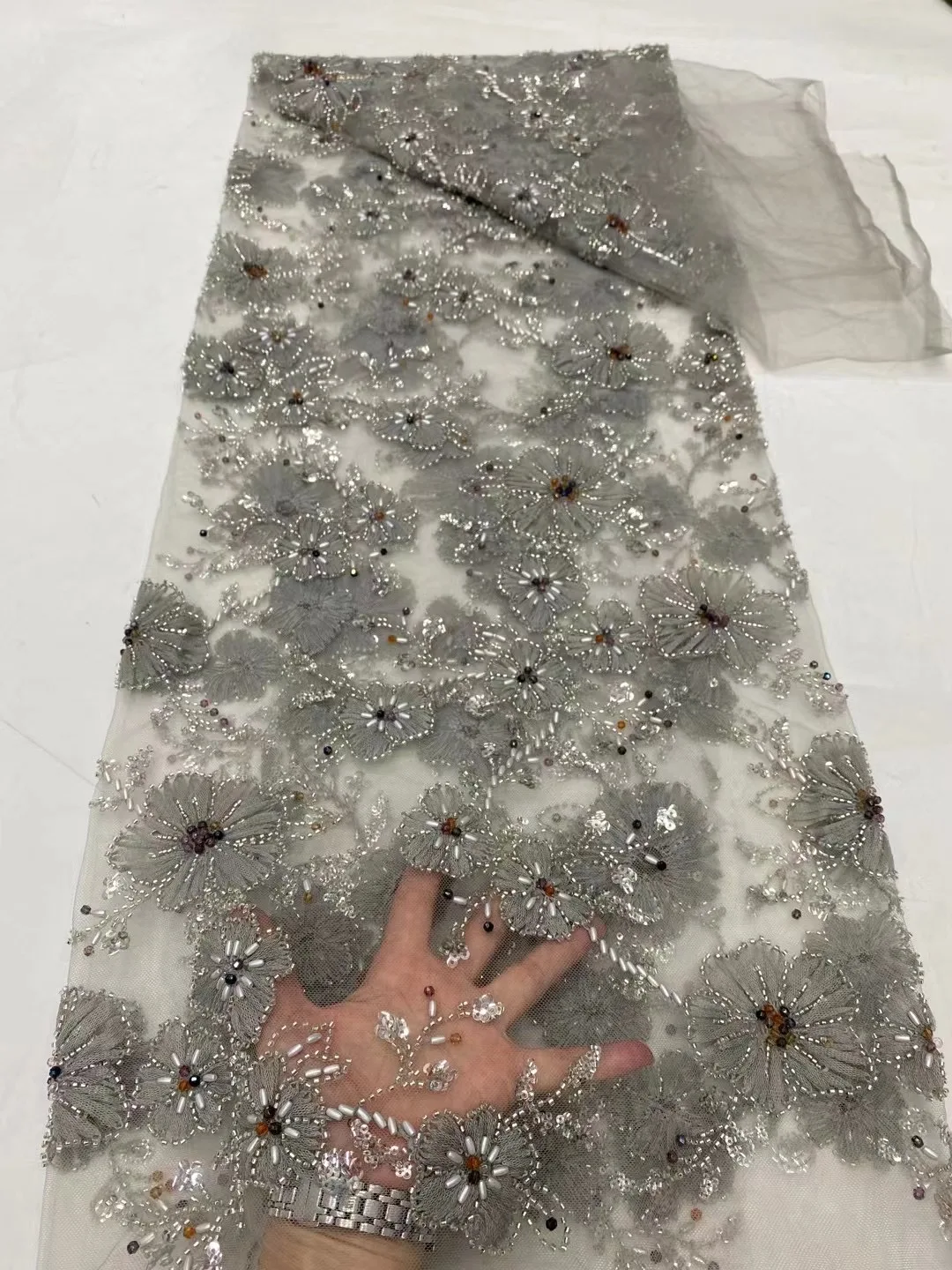 Нигерийская африканская кружевная ткань высокого качества ткани для шитья по