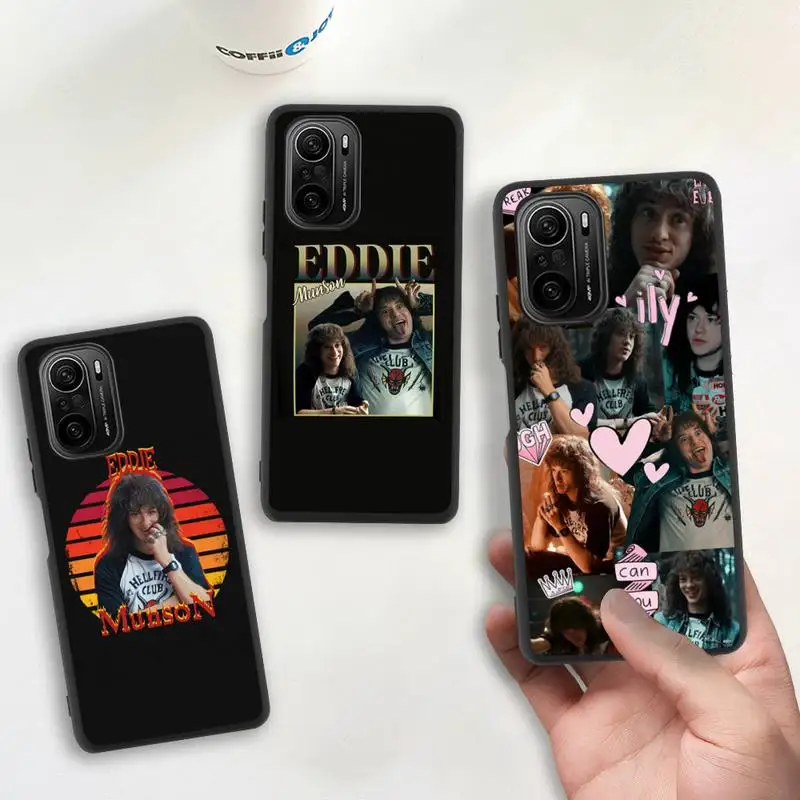 

Hot Eddie Munson Stranger Things 4 Phone Case For Redmi 9A K20 K30 K40 Note 11E 11S 11 10 9 Pro Silicone Soft Cover