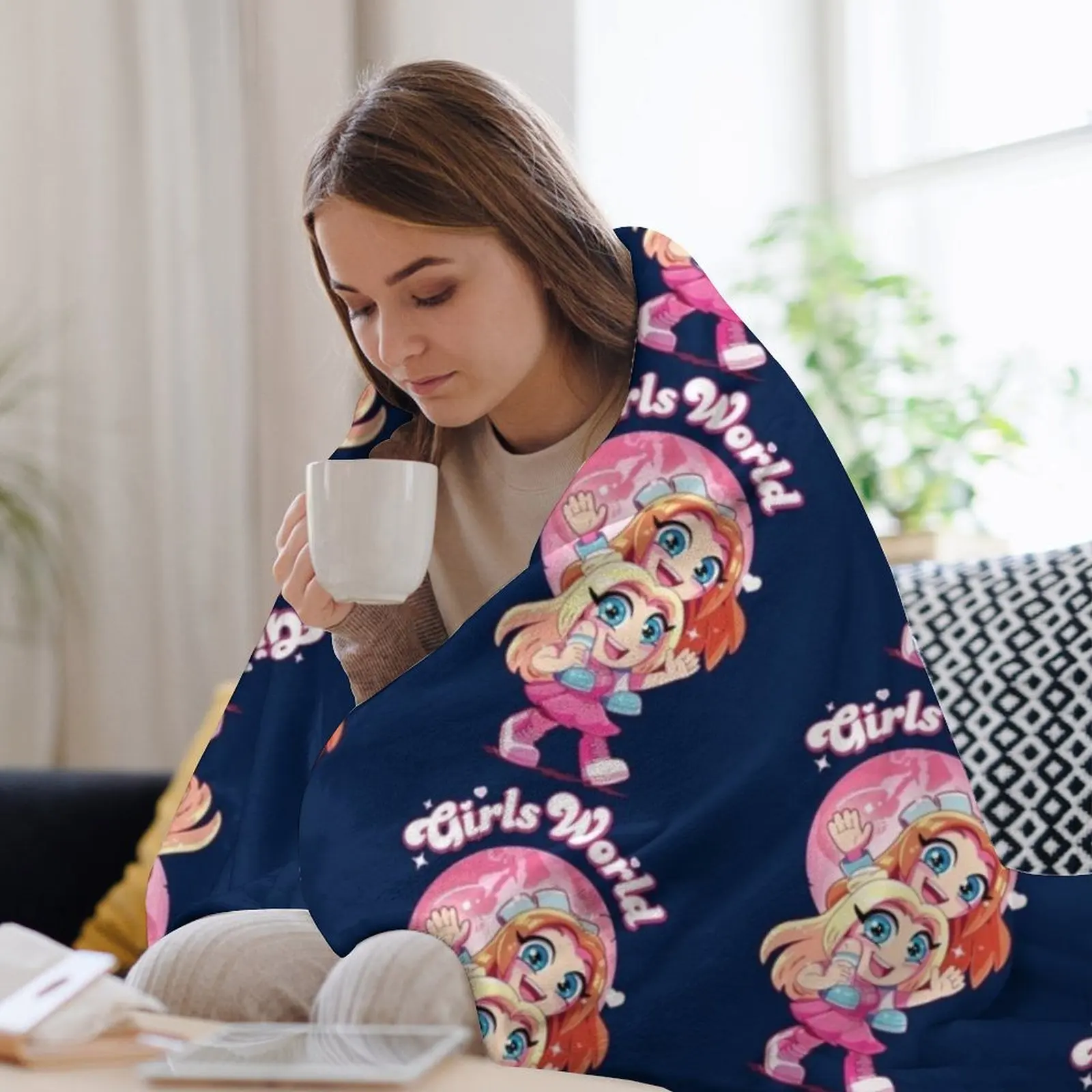 Одеяло Mackenzie Turner Girls World винтажные туристические одеяла