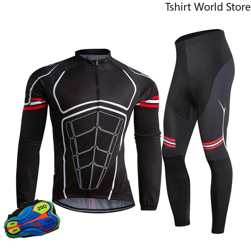 

Professionally Quick-Dry Tight Fitting Cycling Clothes Outdoor High-Quality Long Sleeve Breathable Set Clothing Bicycle Sweatshi