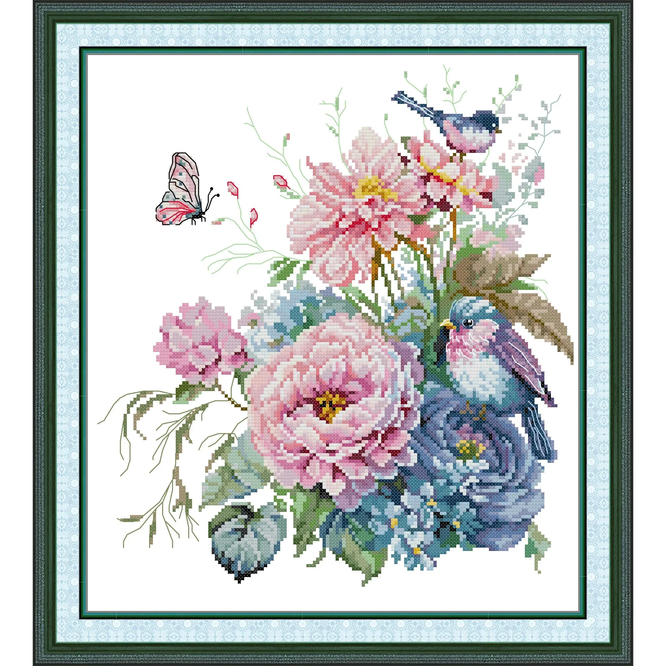 Набор для вышивки крестом Joy Sunday с предварительной печатью легкий узор набор