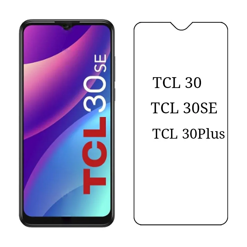 Tempered Glass For TCL 30 Plus 30+ 30Z SE LE XL 30se 305 306 205 305i Screen Protector Green Light Anti Blue Matte |