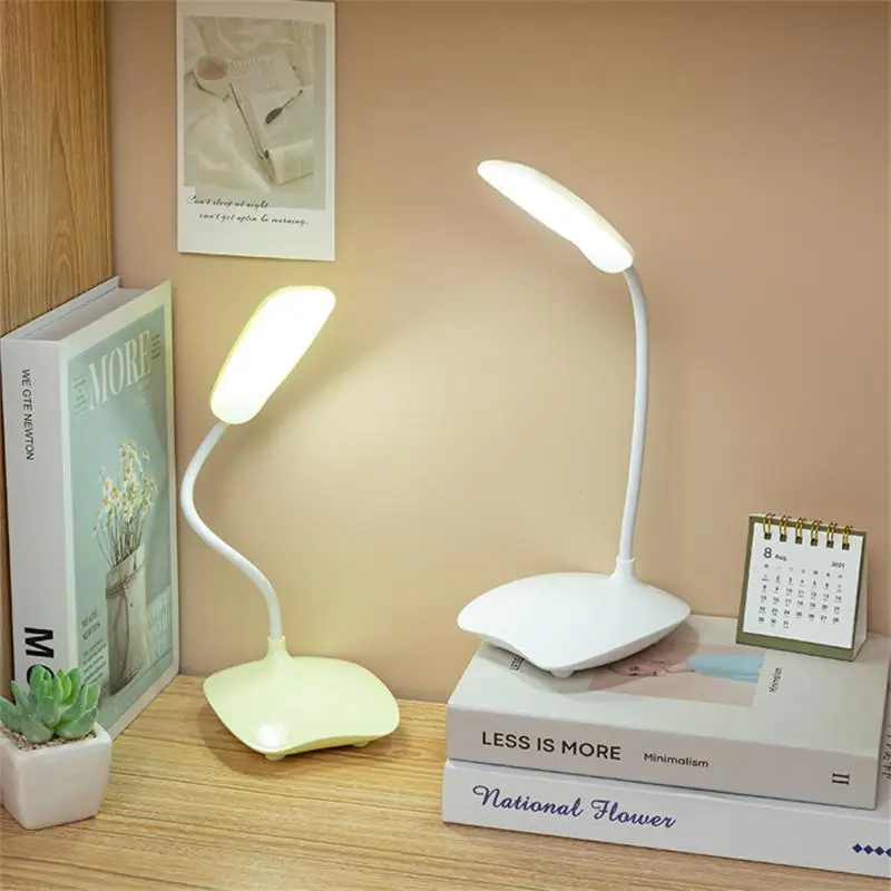 

Portable Touch Dimming 3 Color Stepless Dimmable LED Desk Lamp USB Rechargeable Night Light Eye Protection Student Reading Lamp