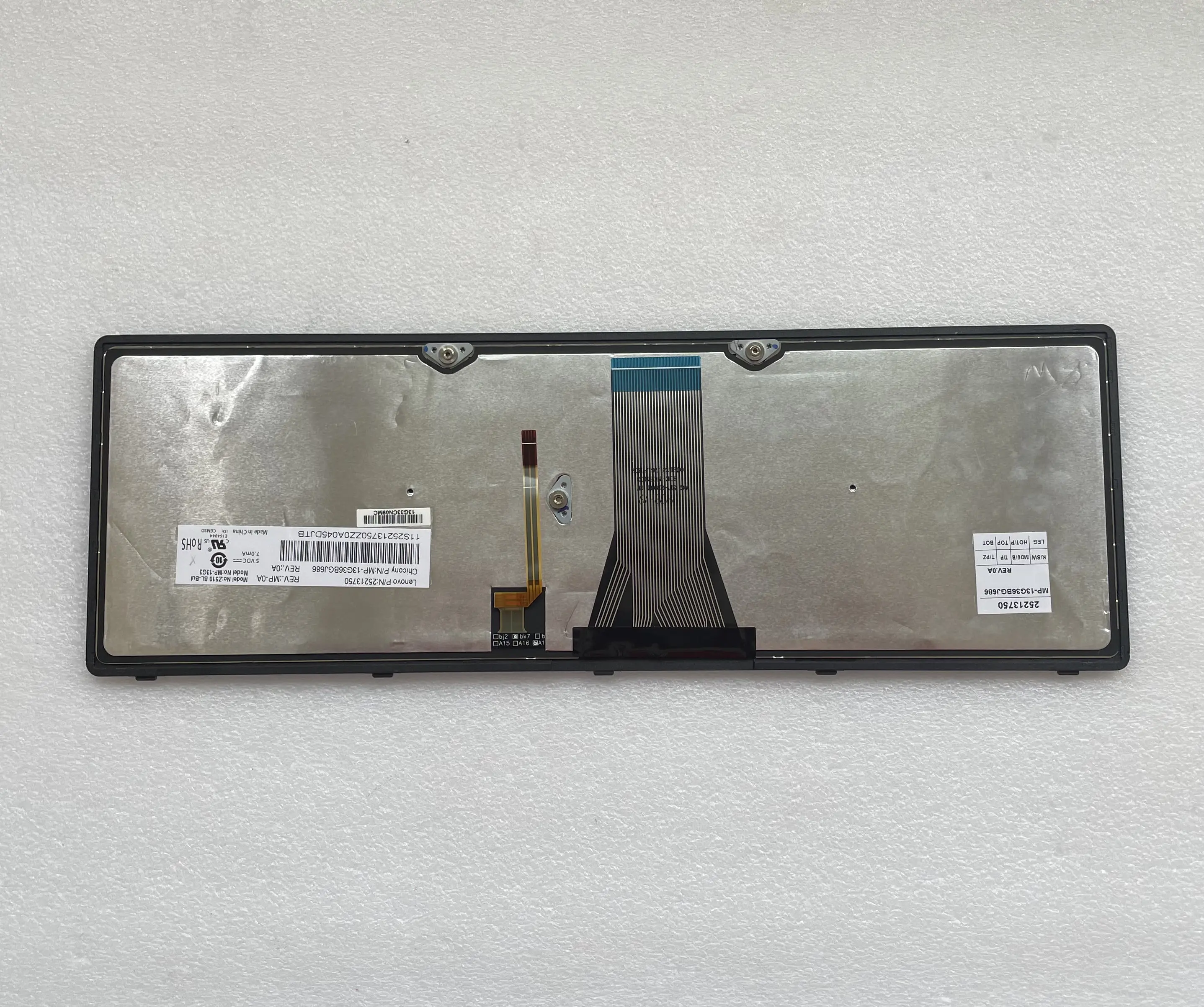 Новая Болгария для Lenovo G500S G505 G505S S500 Z501 Z505 Z510 подсветка Серебристая Клавиатура