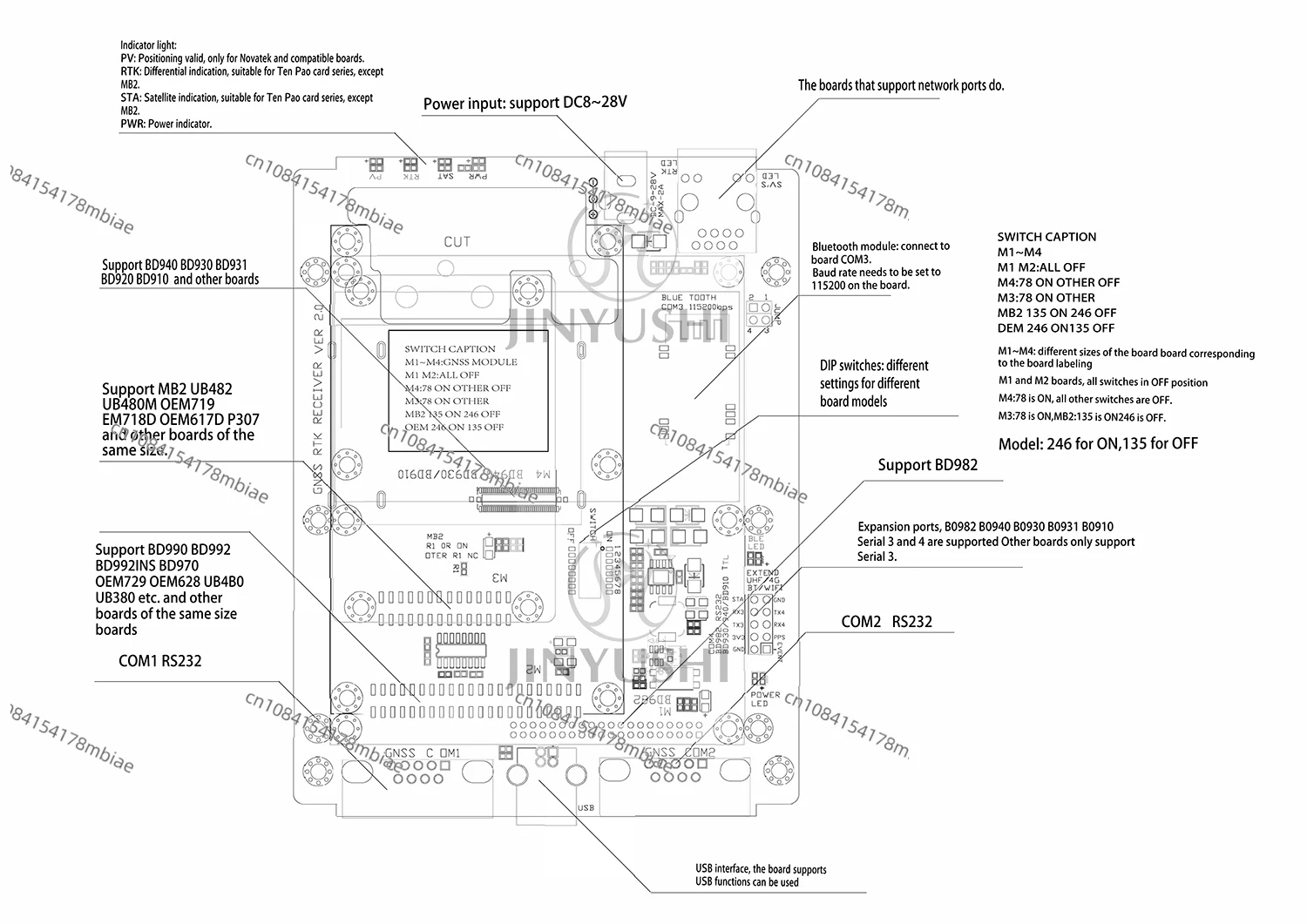 Умная плата ENC для BD982 BD970 BD990 BD992 MB2 OEM719 OEM729 OEM718D OEM617D UM482 UM4B0M 1 шт.