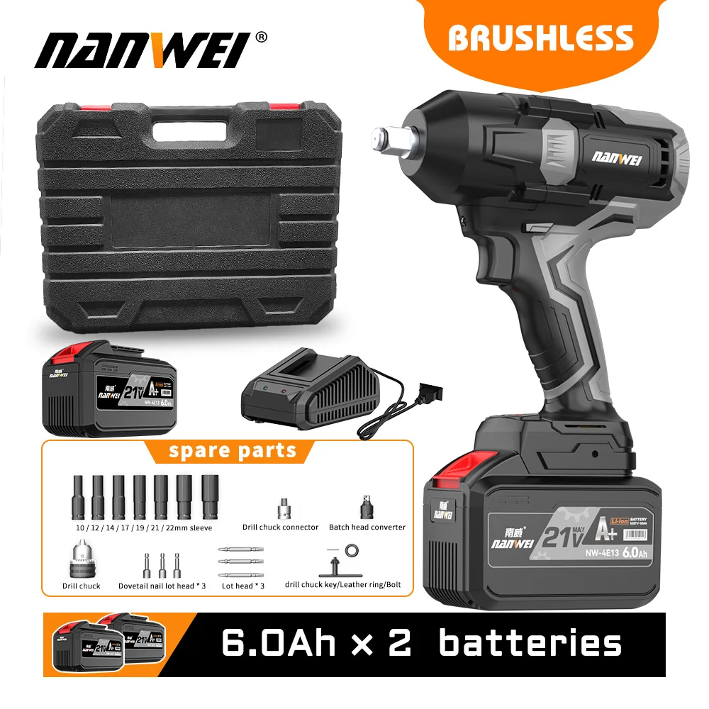 

NANWEI 600N беспроводной аккумуляторный гайковерт