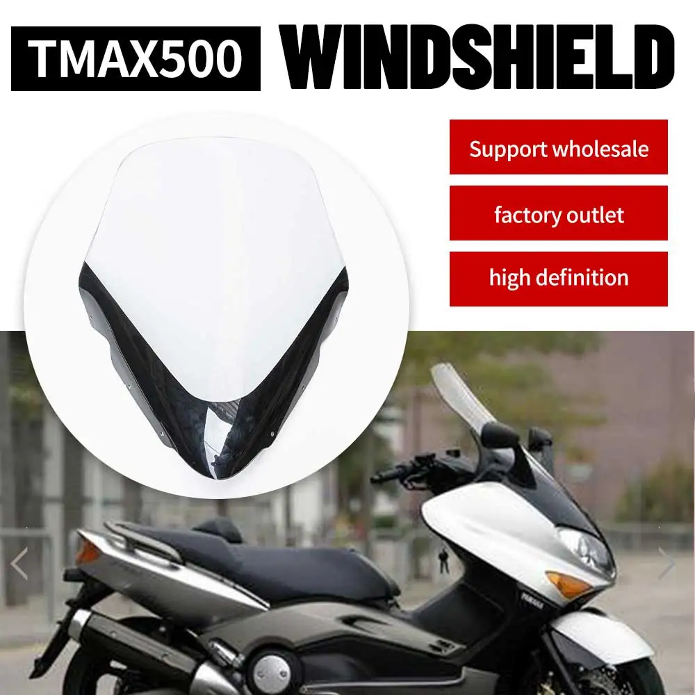 

Лобовое стекло для мотоцикла, 58 см, подходит для Yamaha XP500 TMAX500 2001 - 2007 TMAX 500 2003 2004 2005 2006