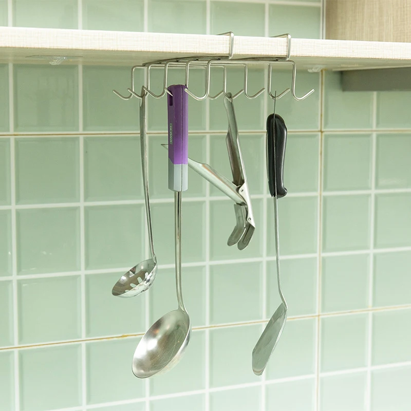 Настенный Кухонный Крючок Для Хранения Подстаканник Из Нержавеющей Стали Стойка