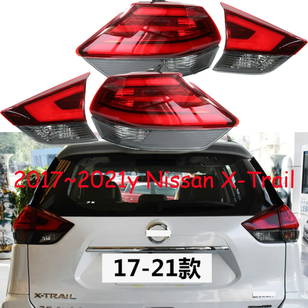 1pcs car styling Rogue tail light for Nissan X-Trail taillight xtrail 2017~2021y car accessories Taillamp x-trail rear light